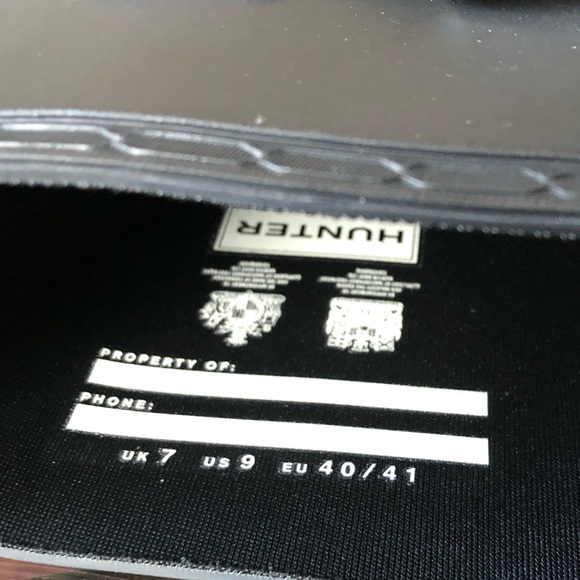 New Hunter Refine Tall Matte Black Wide Rainboots - Picture 6 of 12